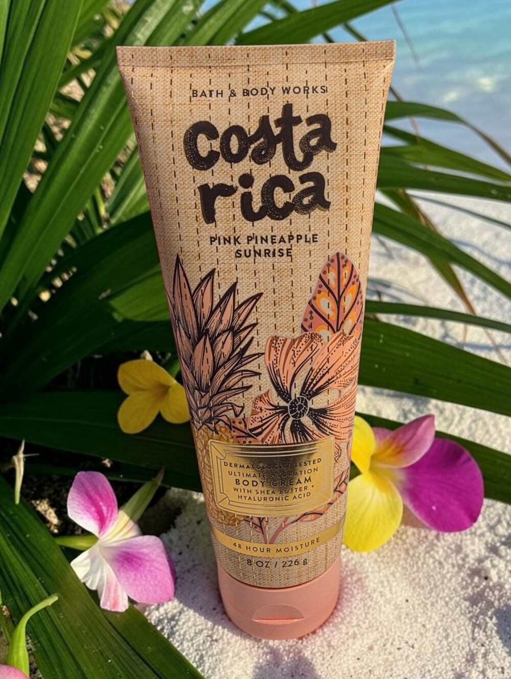 Bath & Body Works Costa Rica Pink Pineapple Sunrise Body Cream